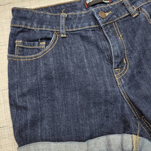 Urban Outfitters BDG High-RIse Shortie Dark Wash Denim Shorts 31 - Picture 2 of 7